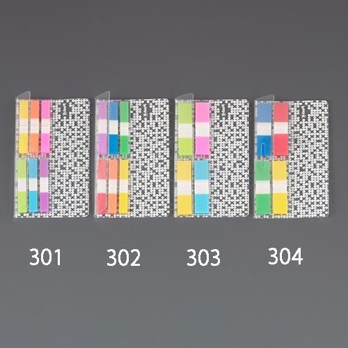 44x6mm 粘着見出ラベル(20x6/6色