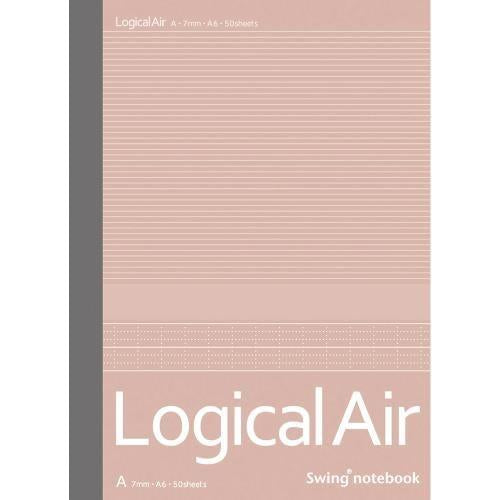 7mm 罫線A6ノート(50ページ/10冊)