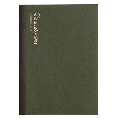 7mm罫線 A5ノート(40P/濃緑/5冊)