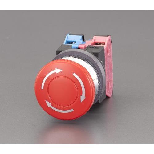 30mm プッシュロックターンリセットスイッチ(赤)