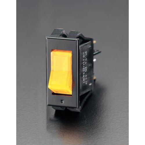 125V/15A ロッカースイッチ(橙)