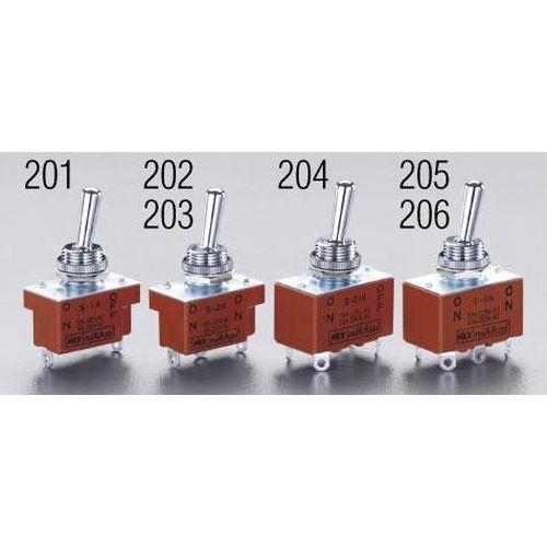 125V/15A 2極単投/トグルスイッチ