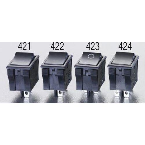 125V/9A 2極単投ロッカースイッチ