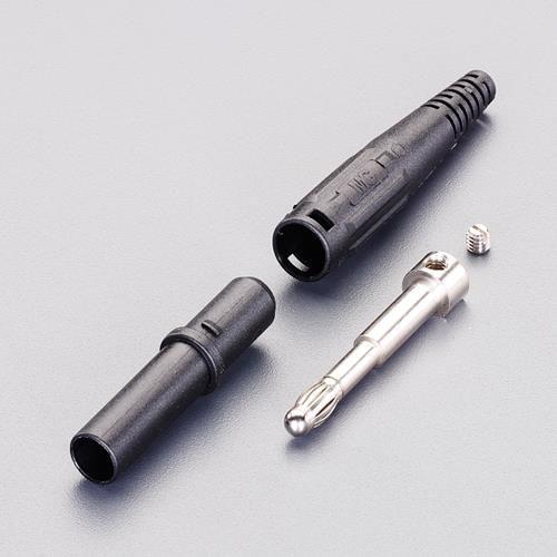 4mm セーフティプラグ(黒)