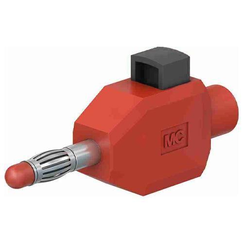 φ4mm バナナプラグ(クランプ接続/赤