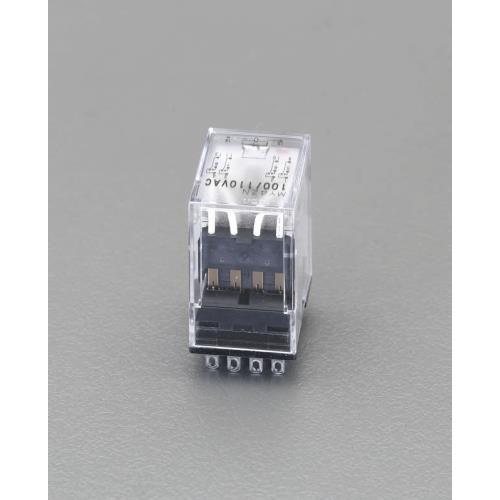 AC100V/4cツイン/3A［LED付］汎用リレー