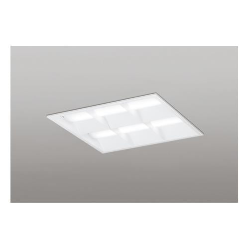 LEDスクエア型ベースライト □450 埋込型/ルーバー付 非調光