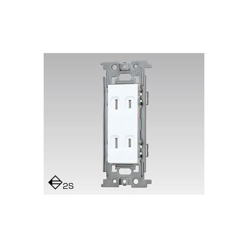 扉付ダブルコンセント