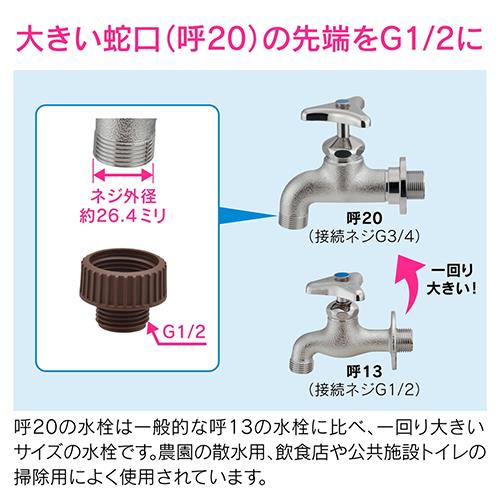 取出しニップル 20×13(ネジ変換接手)
