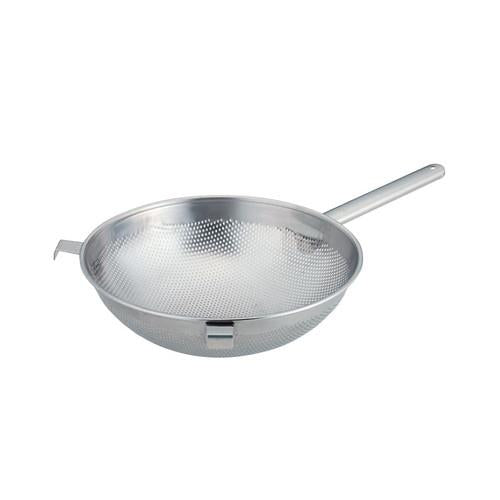 UK 18-8パンチングストレーナー(フック付) 28cm